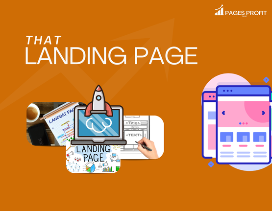 Pages that profit landing page
